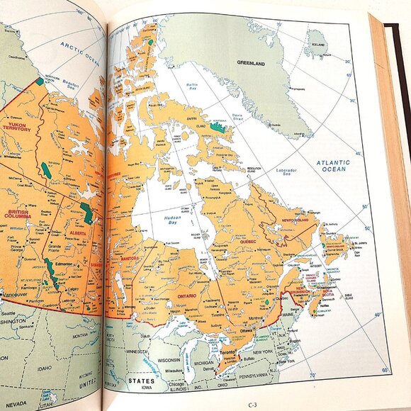 Vintage leather bound Webster's dictionary - Picture 4 of 9